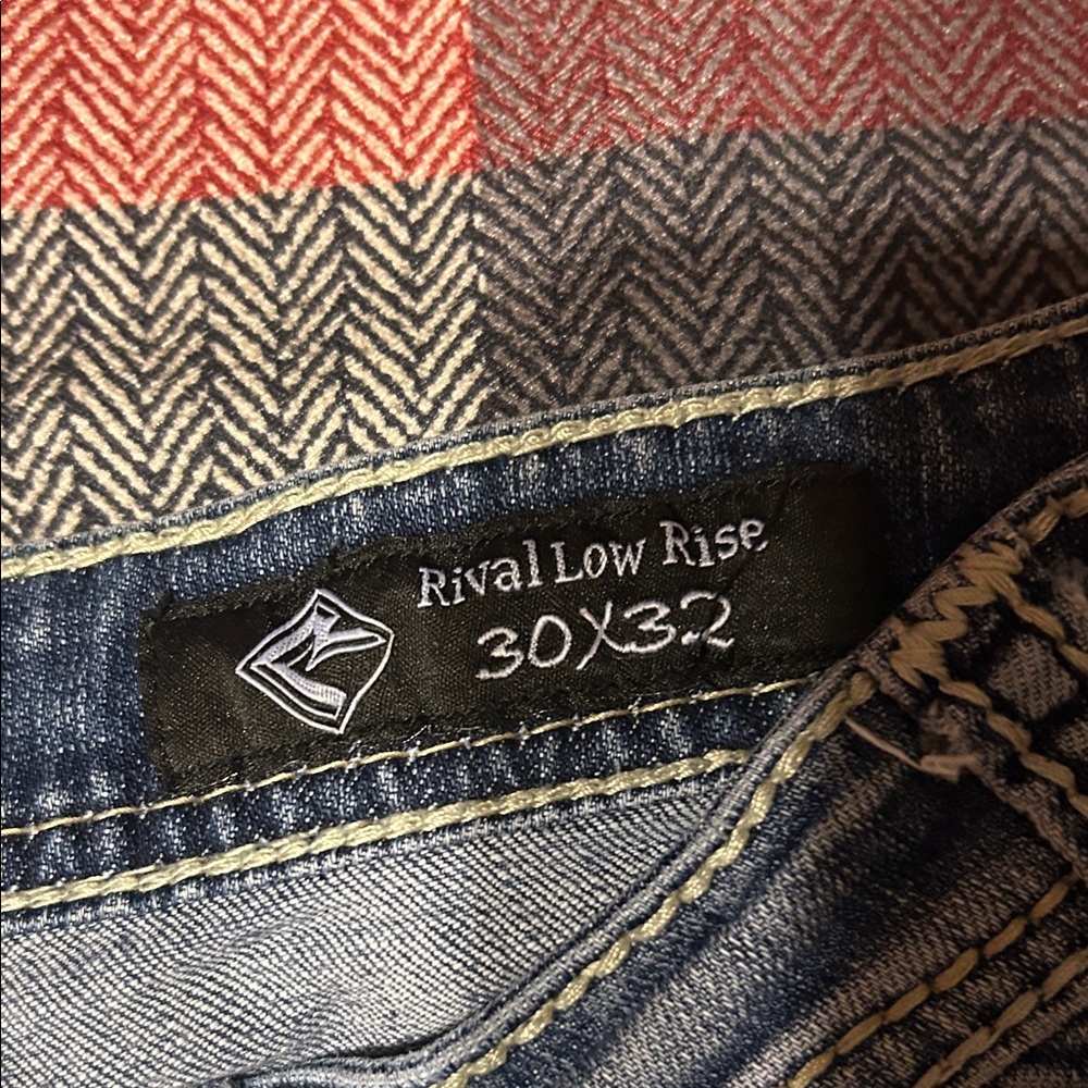 Rock & Roll Cowgirl Blue Boot Cut Jeans - Picture 6 of 7